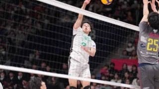 【バレー】広島TH・新井雄大「スパイクの準備を早くする意識をし始めて自分の中でも選択肢が増えている感覚がある」 SV男子会見