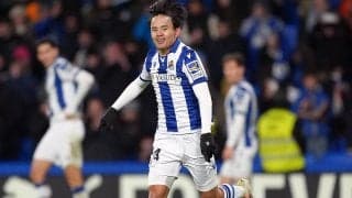 久保建英のゴラッソが決勝点！　ソシエダが敵地でミッティランに先勝【EL】