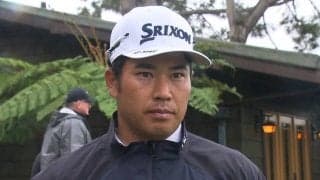 松山英樹「最後のティーショットは良かった」とバーディ締めで25位発進