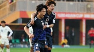 U-20日本代表が3発白星発進！ 石井久継の先制弾に市原吏音＆佐藤龍之介のゴールでタイに完封勝利【U20アジアカップ】