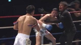 魔裟斗「これは…」衝撃の1ラウンド秒殺KO 懸命のレフェリーストップに称賛の声