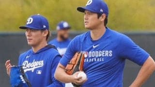 大谷翔平から“始まる”3人の笑顔に米ドキドキ　隠せぬ興奮…「大好きなトリオ」