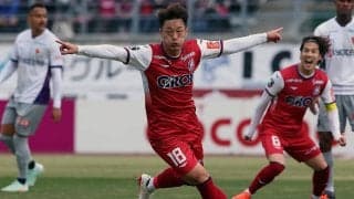 J1初昇格の岡山が京都に完勝で歴史的J1初勝利！　クラブ初弾の田上大地に木村太哉が追加点【明治安田J1】