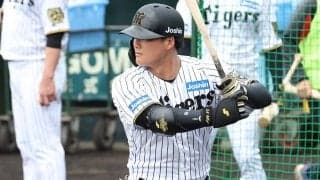 覚醒“寸前”21歳の豪快アーチ「これは金本知憲」　虎ファンは確信「レフト確定弾かな」