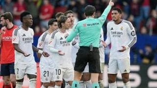 マドリーがリーグ3戦未勝利で首位陥落の危機…ムバッペ3戦連発もベリンガム退場＆2戦連続の不運PKでドロー【ラ・リーガ】