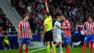 開始直後に数的不利背負ったアトレティコがセルロート同点弾で勝ち点1拾う…マドリーにお付き合いで首位奪還ならず【ラ・リーガ】