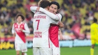 南野が1G2Aと躍動！ビエレスのハットなどでモナコが10人のナントを7発粉砕【リーグ・アン】