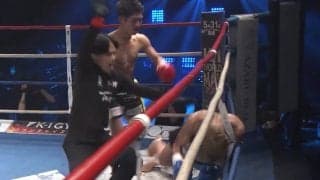 「これが空手の一撃か…」左“ちょこん”で足元フラフラ 敗れた本人も苦笑いの衝撃KO 「試合前後の記憶がないかも」識者も驚嘆