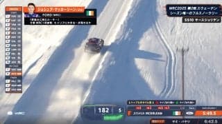 「はえーw」圧雪路で時速180キロ超！ 世界ラリー、25歳の新鋭が“驚異的速度”を叩き出した瞬間「踏めるんだ」放送席脱帽