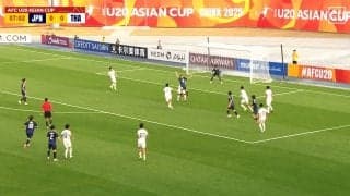 嘘だろ？ 至宝・高岡伶颯が“低空バイシクルショット”炸裂「すげえ身体能力」「夢があるな！」英移籍内定17歳の“意外性”にファン熱狂【U20アジアカップ】