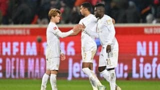 佐野海舟フル出場のマインツ、主砲ブルカルトの1G1Aで快勝し6位浮上【ブンデスリーガ】