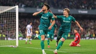 9人のソシエダが3失点でベティスに完敗…久保建英は出場せず【ラ・リーガ】