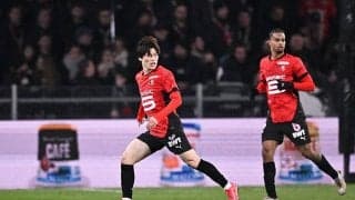 古橋亨梧が途中出場も10人のレンヌは2失点でリールに完敗…【リーグ・アン】