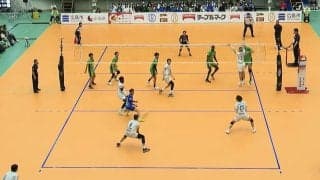 ボールがほぼ見えない…レシーバー“お手上げ”の弾丸スパイク ゆったりフォームから繰り出された“衝撃”の一打