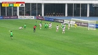 U-20日本代表が唖然…シリア10番の“理不尽ゴラッソ”が衝撃すぎた瞬間「ロケットや」「さすがにノーチャンス」【U20アジアカップ】