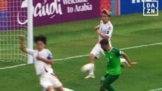 「よっしゃー！」日本代表キャプテン、“魂の超絶ブロック”から雄叫び！「震えた」「よく体を投げ出した」市原吏音が大ピンチを救った瞬間【U20アジアカップ】