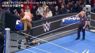 リングが壊れる！ 120kg“超重量級”女子が衝撃「飛び技」2連発…後ろから前から巨体ごと打ち付ける豪快ドロップに会場騒然「衝撃音ヤバい」