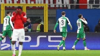 上田綺世が欠場もフェイエノールトが格上ミラン撃破でベスト16進出！　自滅ロッソネリはテオ軽率退場響く【CL】