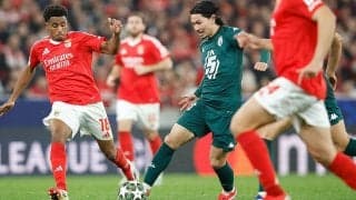 南野拓実が1ゴールと気を吐くも、敵地で打ち合いドローのモナコはベンフィカに競り負けてベスト16進出ならず…【CL】