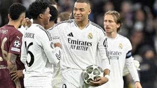 圧巻ハットでシティ撃破のムバッペ「自分自身に限界はない。ただ、最も重要なのはトロフィーを獲得すること」