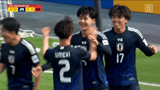 「日韓戦は負けられない」U-20日本代表、韓国戦で先制点！ FW神田奏真の“超反応ゴール”にファンも歓喜「嗅覚を感じる」「ストライカー感ある」【U20アジアカップ】