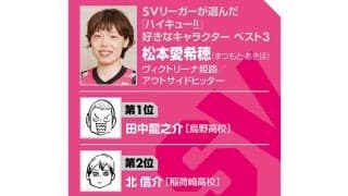 【ハイキュー‼×SVリーグ】ヴィクトリーナ姫路の松本愛希穂は試練に直面も「逃げたくない」 田中龍之介のように、下を向いている暇はない