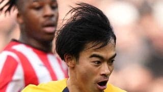 三笘薫がまたもスーパープレーで３戦連続ゴール 未踏の領域、ストライカーへ変身か