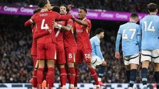 サラー1G1Aのリバプールが王者シティにシーズンダブル達成！　途中出場の遠藤航はドクら曲者を封殺【プレミアリーグ】