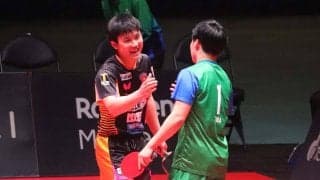 船橋で実現した張本智和と松島輝空の“再戦”　敗戦も新全日本王者が見せたプライド「勝てるとしたら自分が一番確率が高かった」【Tリーグ】