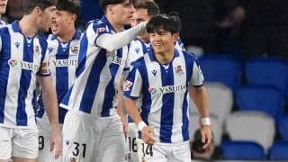 「これはゴラッソ」「理不尽すぎる」久保建英が圧巻の個人技でリーグ戦5ゴール目！「覚醒しすぎてる」