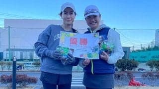  【焼き芋付き】女子ダブルス大会開催 