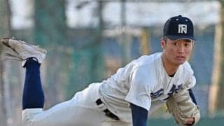 元社会人日本代表の父を「超える」　西日本短大付のエース中野の思い