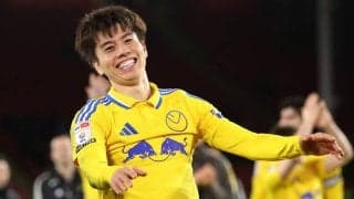 「持っている男」「田中劇場」日本代表MF田中碧が天王山で劇的逆転弾！リーズを勝利に導く活躍に絶賛の声「レジェンドになろうとしている」