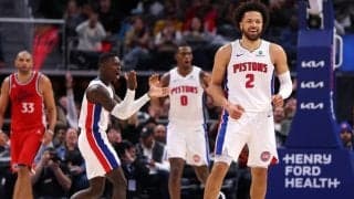 カニングハム率いるピストンズがクリッパーズを下して約10年ぶりの7連勝を達成