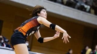 【バレー】リガーレ仙台が連勝。首位ブレス浜松とともにプレーオフ進出。ヴィアティン三重は９勝目。浅川希主将が奮闘、６番の長田詩夏が逆立ちで「９」を表現　V女子