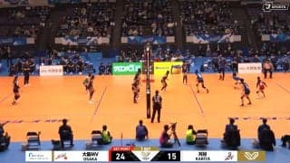 女子バレー、 “変な動き”のサービスエース レシーバーも崩れ落ちた驚きの変化