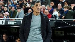 前半のチャンスを活かせなかったことを悔やむイマノル監督｢ハーフタイムで0-1というのは勿体なかった｣