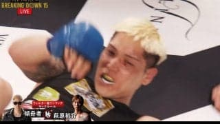 BD人気ファイター、初参戦の金髪TikTokerを衝撃KO！ まさかの展開に「え！？」ファン困惑の一幕も
