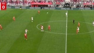 強ええええ！ 潰し屋・佐野海舟、驚愕ジャンプ→空中戦で相手をぶっ飛ばす「エグいな…」 解説者も思わず唸った“強烈ヘディング”