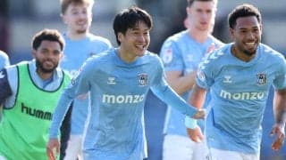 「リーグ最高のウインガー」坂元達裕が1G1Aの活躍でコヴェントリーを4連勝に導く！ チームはランパード監督招へいで残留争いからプレミア昇格PO圏内に