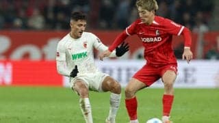 堂安律フル出場のフライブルク、アウグスブルクに守勢の末ゴールレスドローで連勝が4でストップ【ブンデスリーガ】