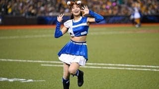 「恐ろしくスタイル良い」　ハムと連日のコラボ…台湾チアも“きつね”に「可愛すぎる」