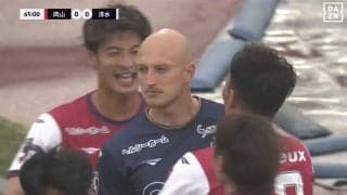 脅威の“PK阻止率75％”！岡山GKの衝撃セーブ＆ドヤ顔にSNS騒然「スーパーすぎる」「ブローダー神」「２年連続でトラウマや…」ドイツ人守護神がまたも“清水キラー”