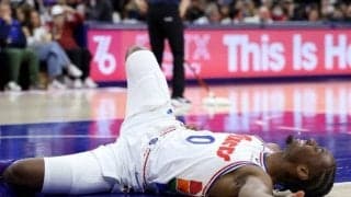 マクシーが背中を強打し途中退場、シクサーズに不運続く…プレーオフを逃せば8季ぶり