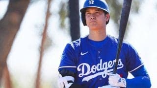 大谷翔平は「1番・DH」　ド軍の日本人トリオ初共演…山本由伸が先発、佐々木朗希は救援
