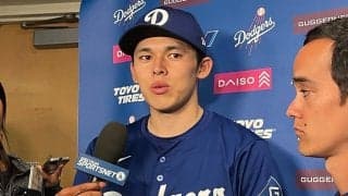 佐々木朗希が苦笑い「寂しかった」　大谷＆山本と共演も「誰もいなかったので…」
