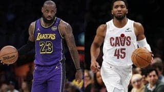 レイカーズのレブロン、キャバリアーズのミッチェルが2月の月間最優秀選手賞に選出