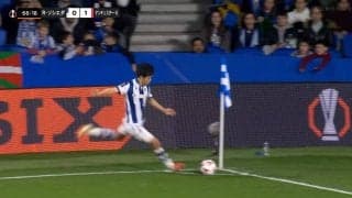 久保建英、“超高精度クロス”で同点ゴールを演出！「VARでしかわからない」絶妙CKからハンド誘発→PK獲得の瞬間