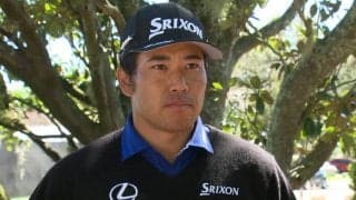 松山英樹は終盤巻き返して6打差19位　2日目は「少しでもスコアを伸ばしていけるように」