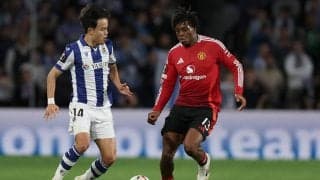 「決して諦めない」久保建英はPKに繋がるCK、ユナイテッド相手に苦戦も「粘り強さは注目に値する」